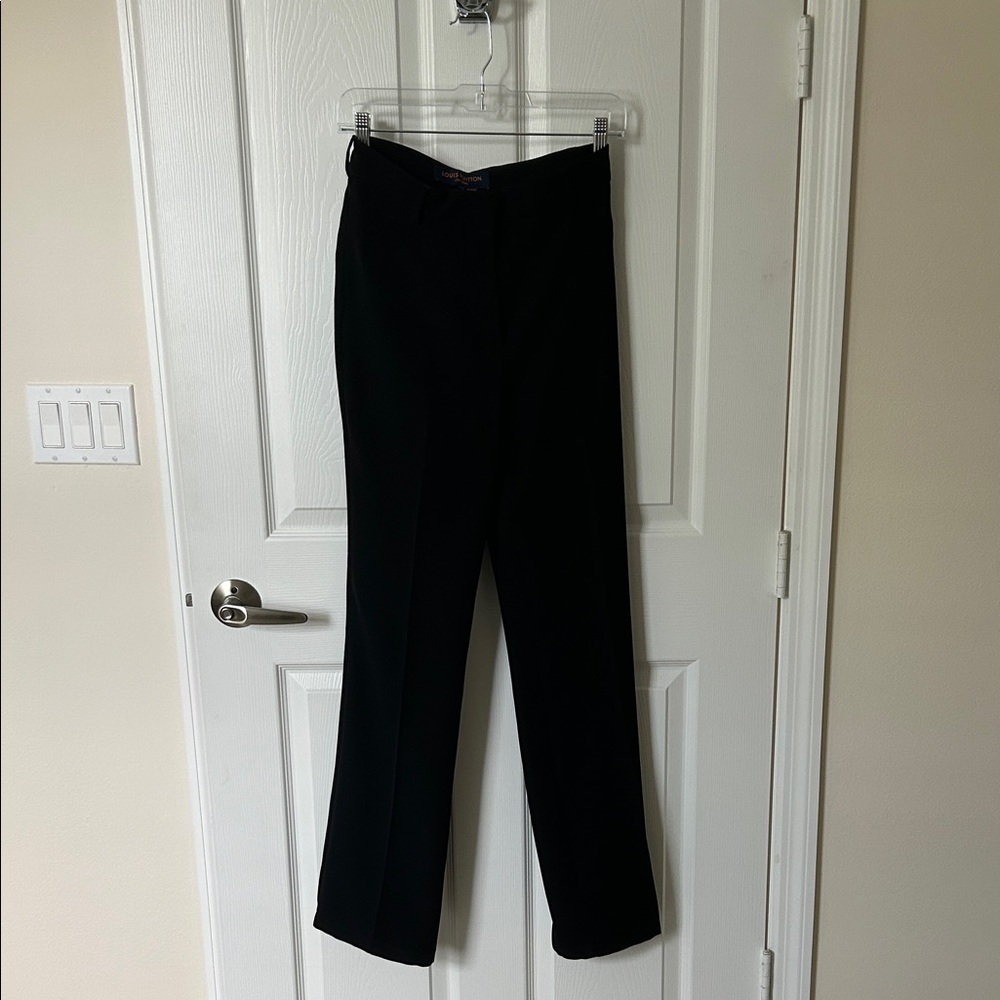 Louis Vuitton Black Uniform Trousers